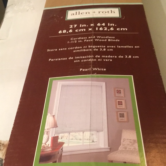 Allen + Roth Accents New Allen Roth Pearl White Cordless And